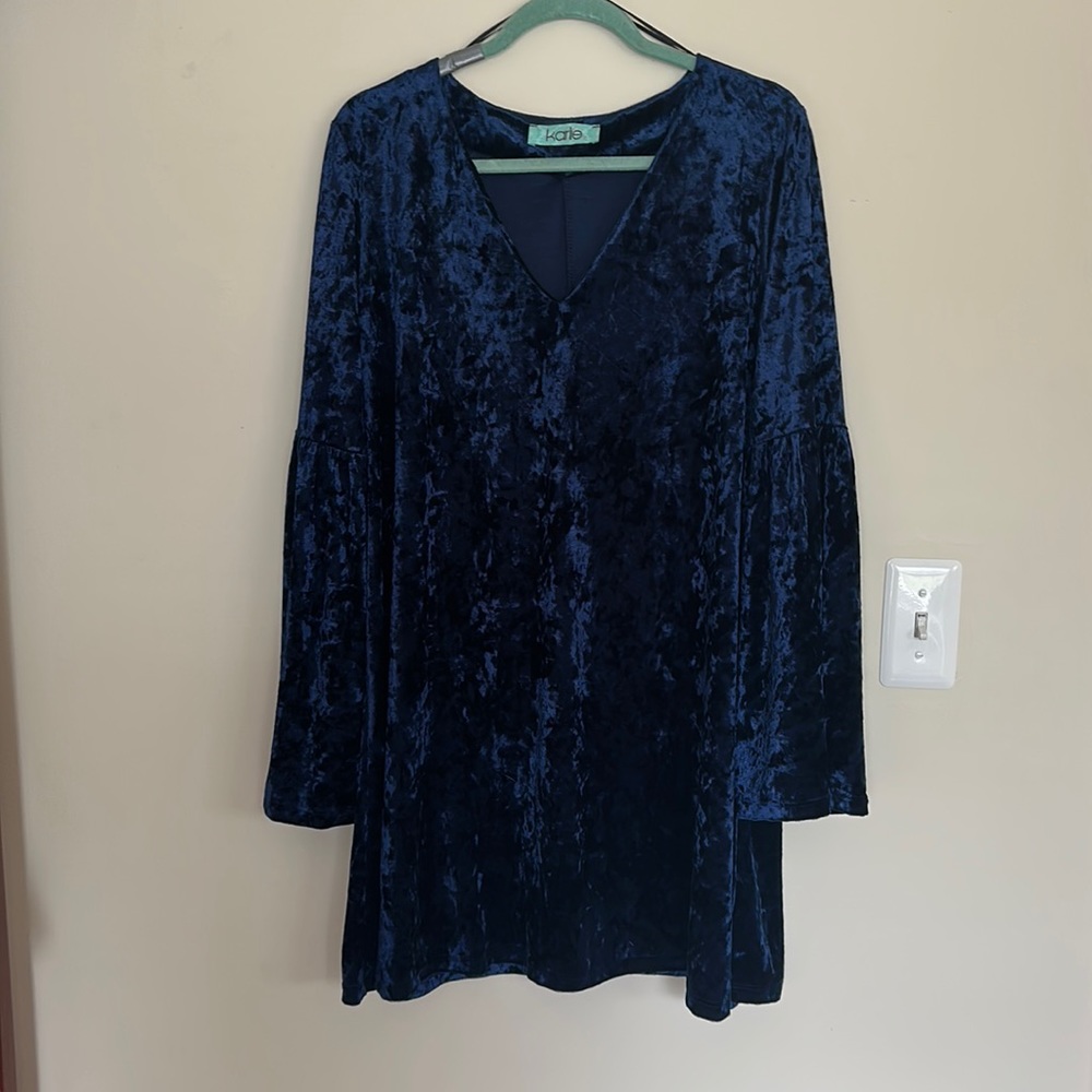 Crushed Velvet Dress